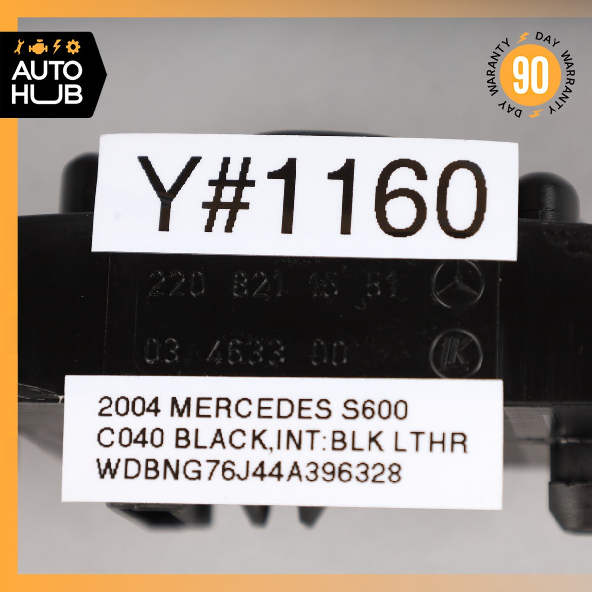 00-06 Mercedes W220 S600 CL500 Side Rear View Mirror Adjust Switch Button OEM - photo 8