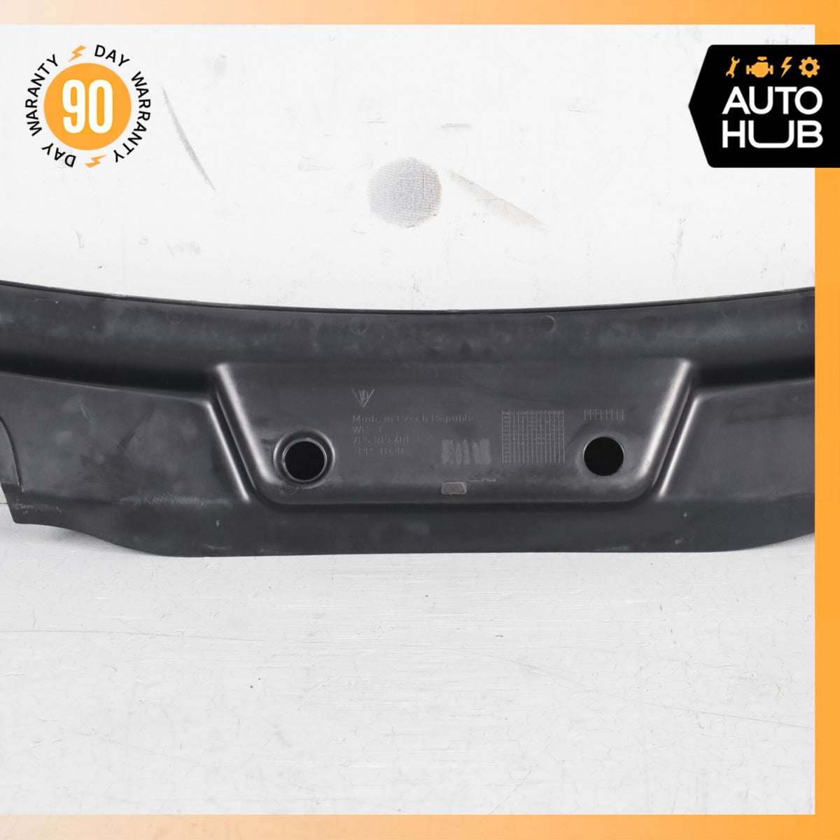 11-18 Porsche Cayenne 958 E-Hybrid Under Windshield Cowl Panel Trim Cover OEM - photo 7