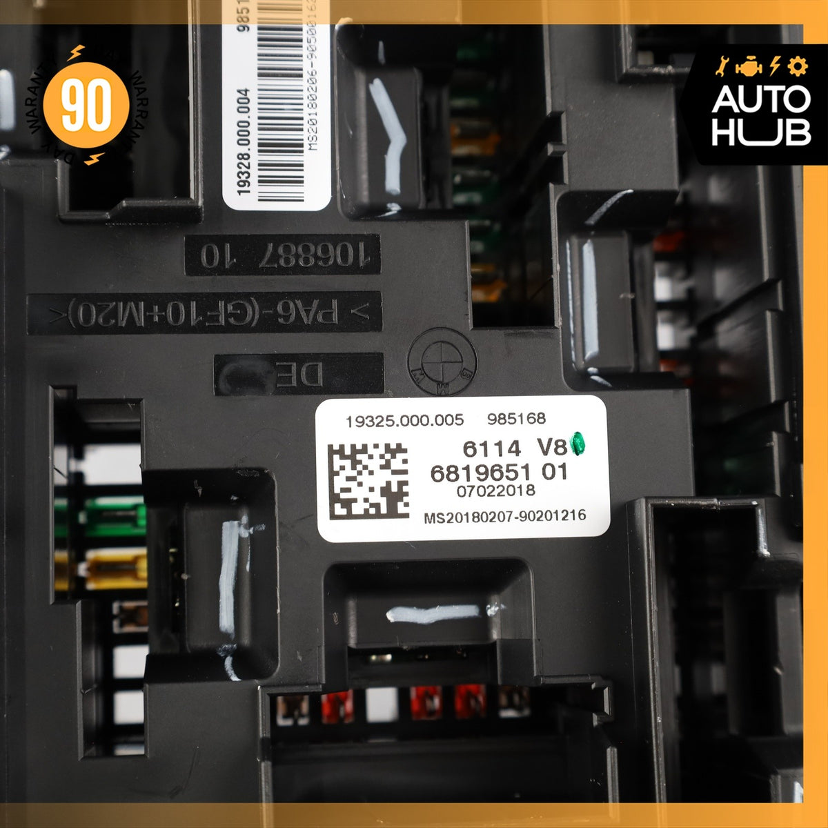17-19 BMW F15 X5 X6Rear Relay Junction Fusebox Fuse Box 61149259466 OEM - photo 12