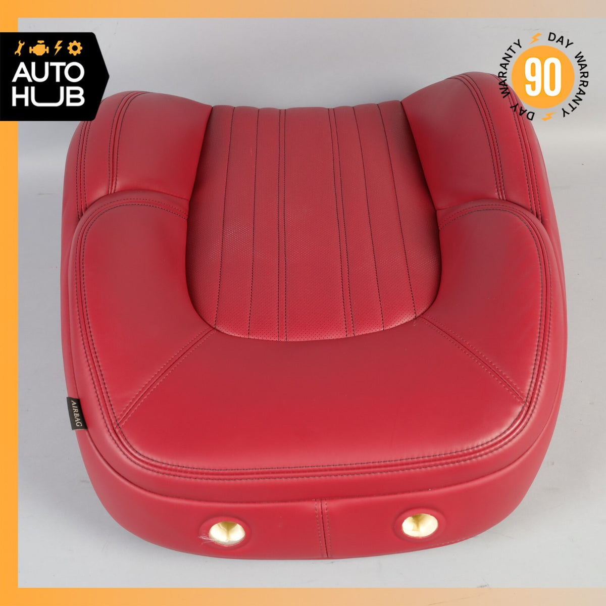 17-22 Maserati Levante S M161 Front Left Top Upper Seat Cushion Red OEM 26k - photo 8