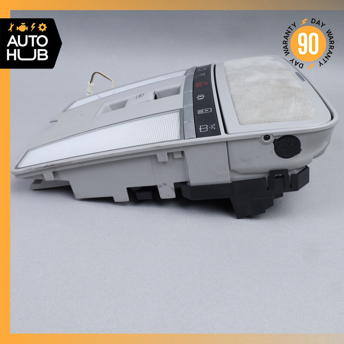 07-09 Mercedes W221 S600 S550 Overhead Dome Light Sunroof Control Suede Gray OEM - photo 12