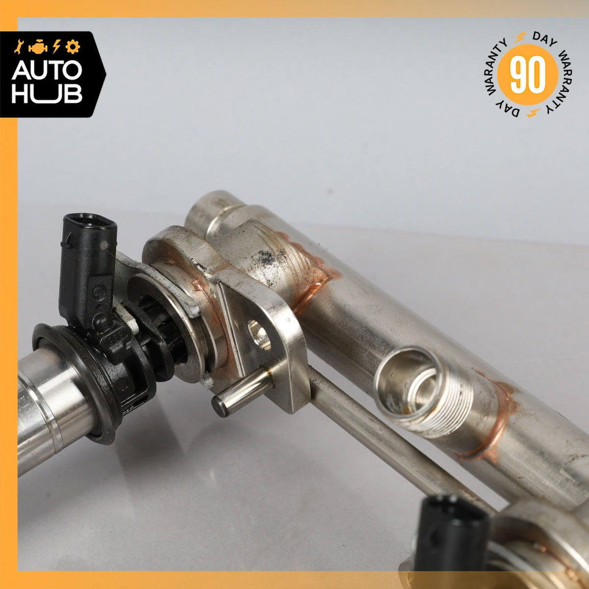 Mercedes W222 S550 CL550 Fuel Injection Rail Line w/ Injectors Left Side OEM - photo 11