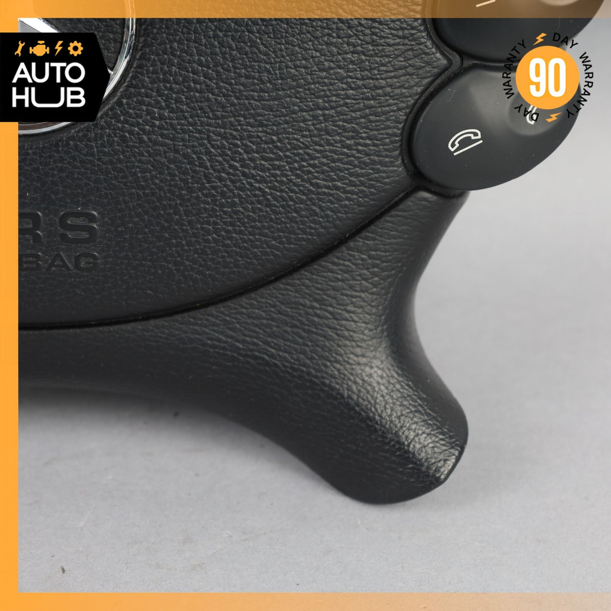 Mercedes R230 SL500 SL55 AMG CLK500 E350 Steering Wheel Airbag Air Bag Black OEM - photo 6