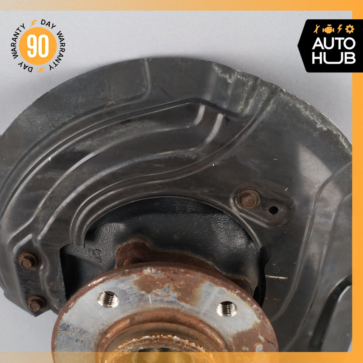 13-15 BMW E84 X1 AWD Front Right Side Spindle Knuckle Hub w/ Shield OEM 48k - photo 4