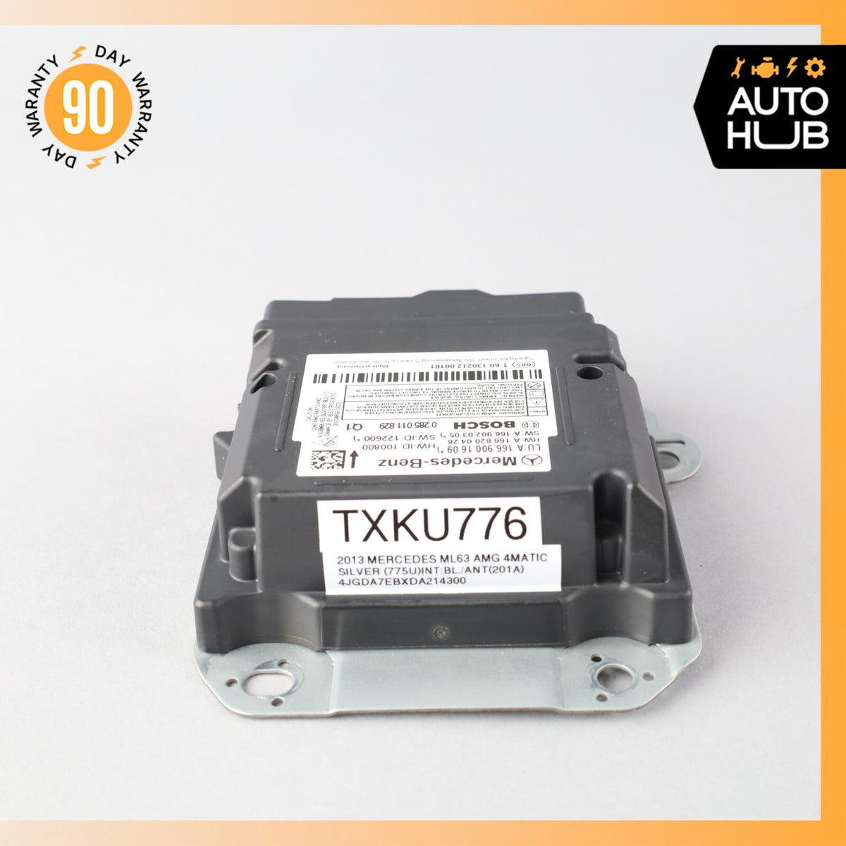 2013 Mercedes W166 ML63 AMG Safety Bag Sensor SRS Control Module 1669001609 OEM - photo 3