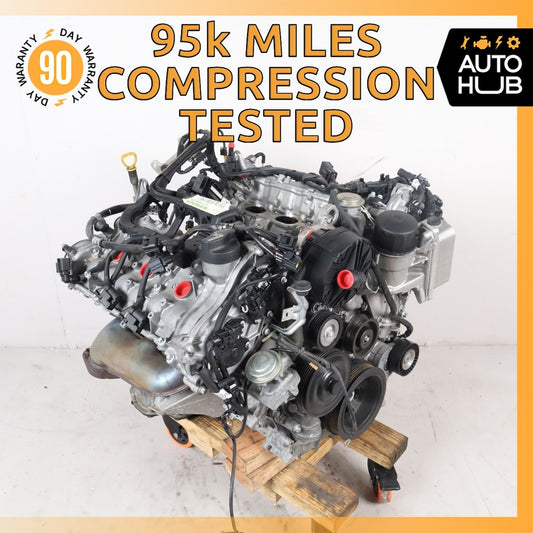 06-11 Mercedes R171 SLK300 C300 Engine Motor Assembly 3.0L M272 RWD OEM 95k - photo 1