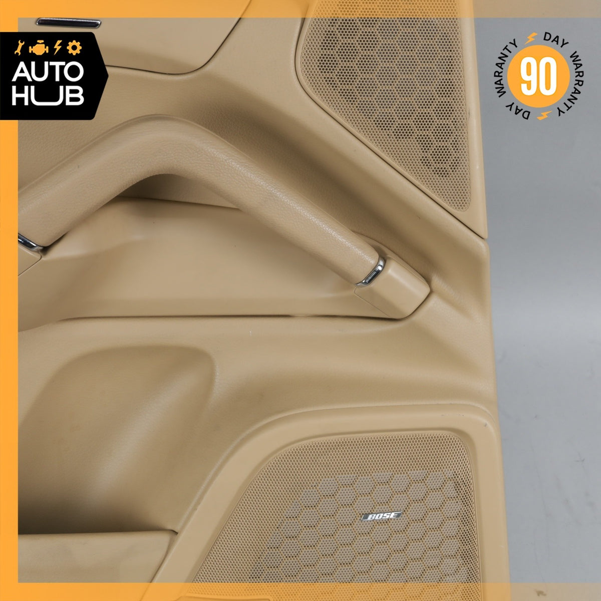 11-18 Porsche Cayenne 958 Rear Left Side Interior Door Panel Beige OEM - photo 6