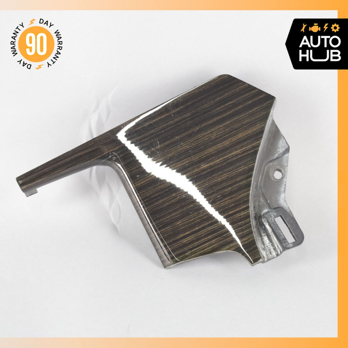 12-20 Tesla Model S Front Dashboard Center Cover Panel Trim Wood OEM 63k - photo 3