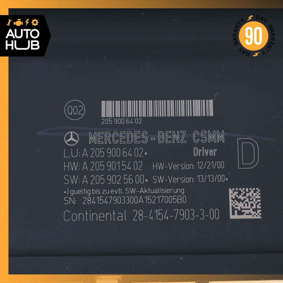 15-23 Mercedes W205 C300 EQC400 Front Left Seat Control Module OEM - photo 10