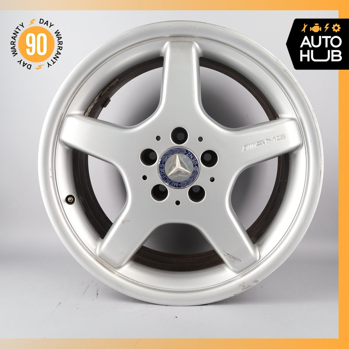 03-12 Mercedes R230 SL500 SL55 AMG 8.5 x 18 18" Front Wheel Rim 2304011002 OEM - photo 1