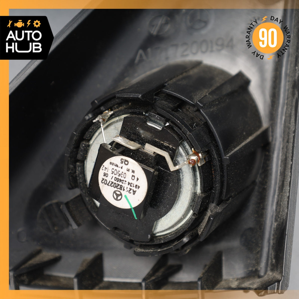 05-11 Mercedes R171 SLK55 SLK350 Left Side Door Tweeter Speaker Cover Black OEM - photo 10