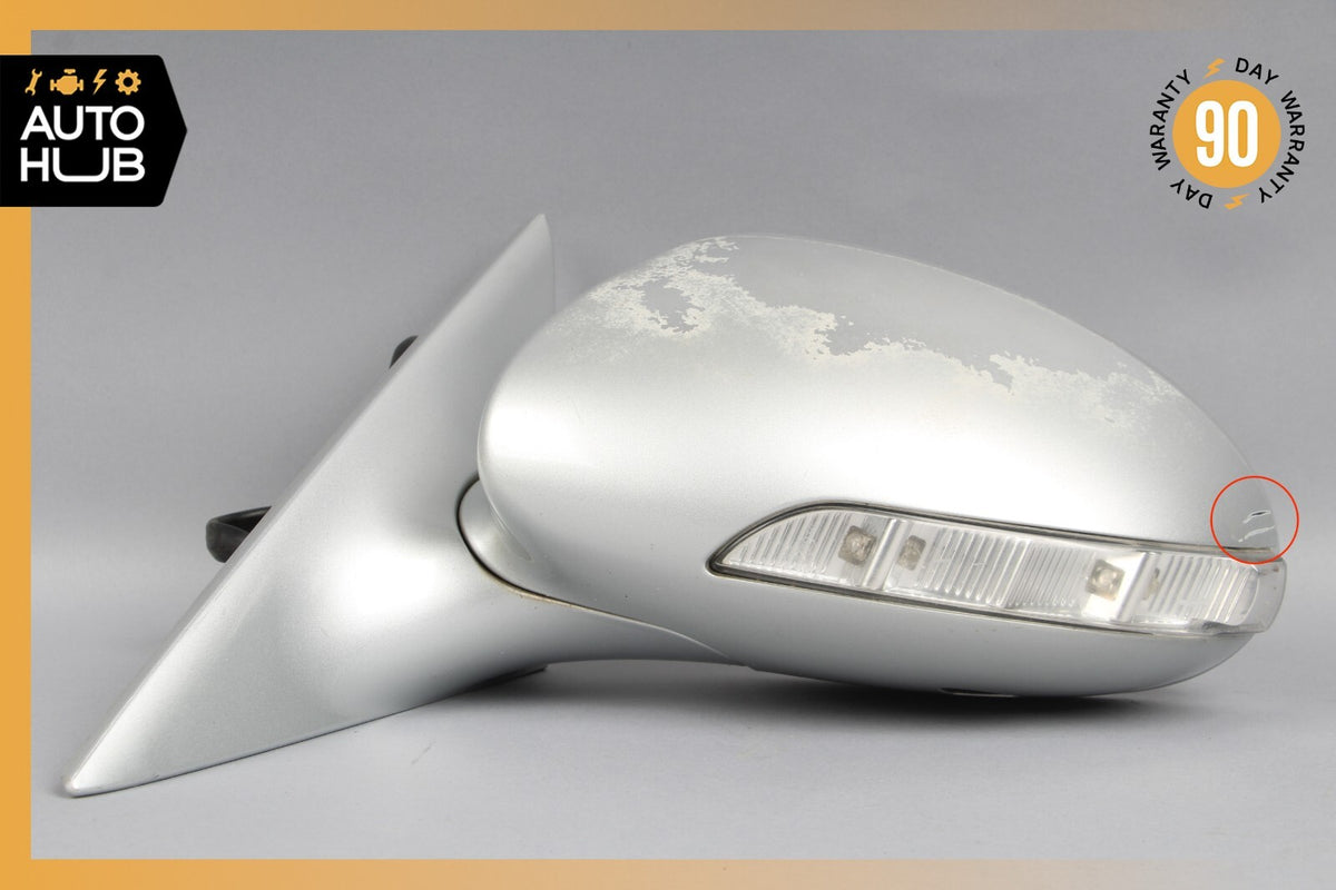 06-08 Mercedes W219 CLS500 CLS55 AMG Left Side Rear View Door Mirror Silver OEM - photo 8