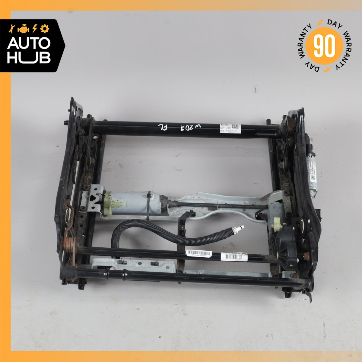 10-17 Mercedes W207 E350 C250 Front Left Seat Rail Track Frame w/ Motors OEM - photo 2