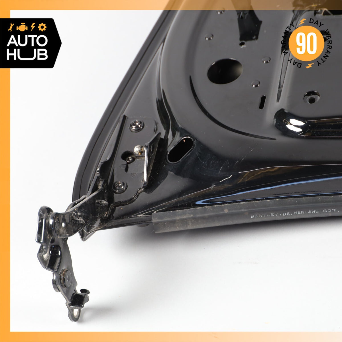 03-10 Bentley Continental GT Coupe Trunk Lid Panel Assembly Black OEM 31k - photo 22