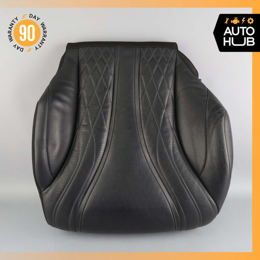 Mercedes W222 S63 AMG Front Left Seat Cushion Lower Bottom Exclusive Black OEM - photo 1