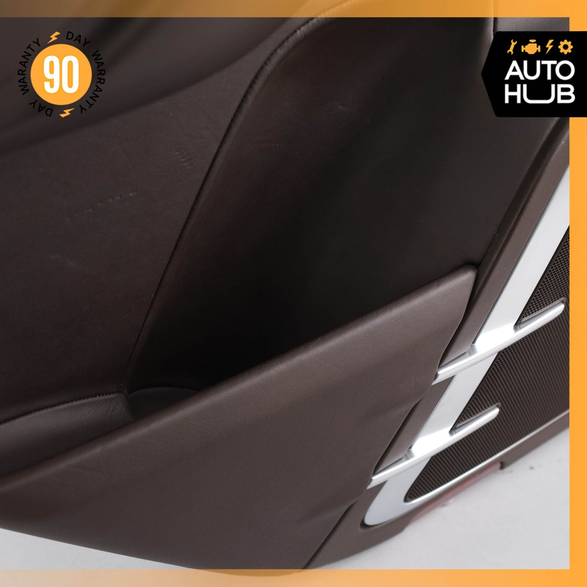 Porsche Cayenne 958 Hybrid S Rear Left Side Interior Door Panel Natur Leather - photo 9