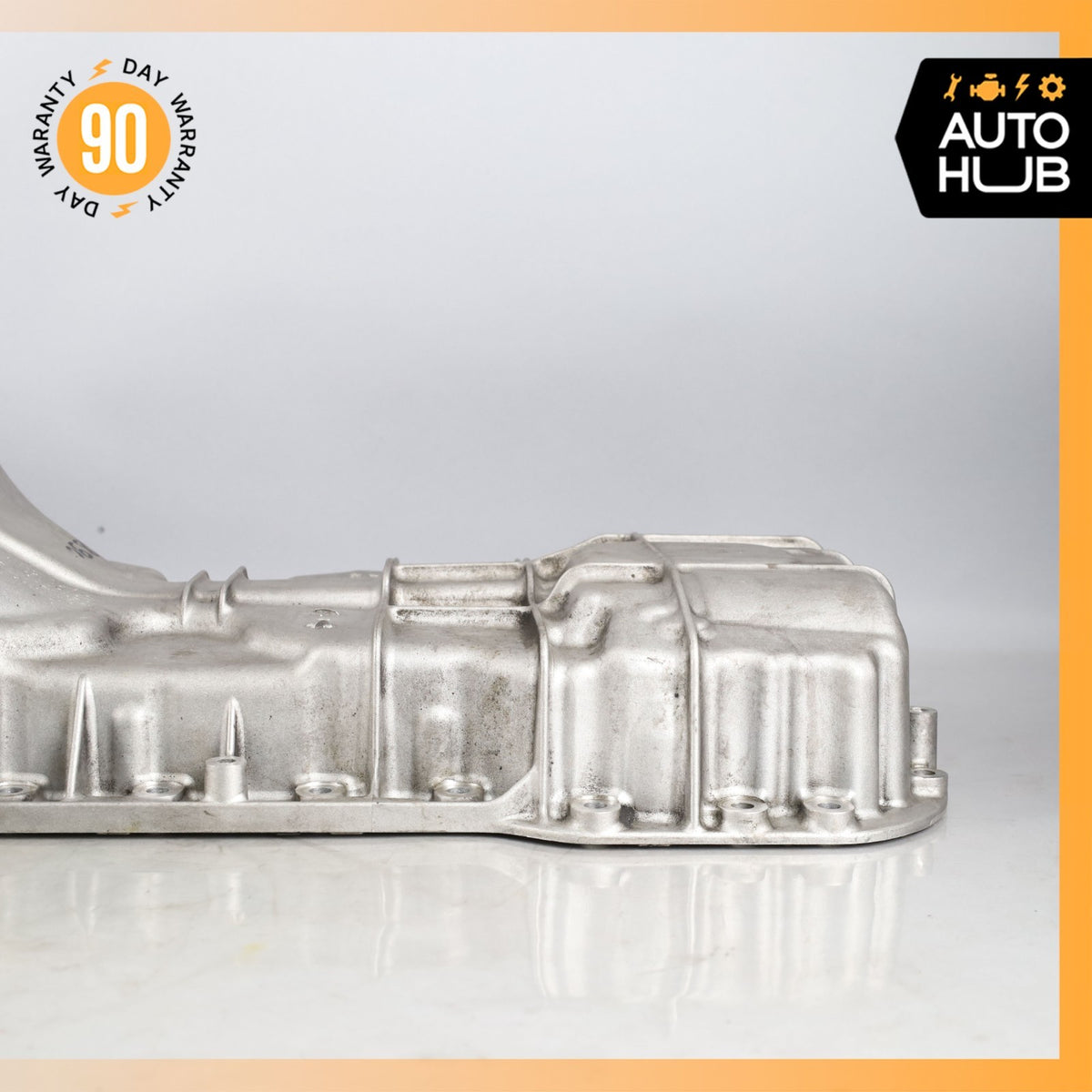 07-12 Mercedes R230 SL550 CLS550 E550 CLK550 Upper & Lower Oil Pan Section OEM - photo 14