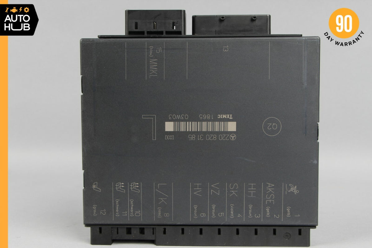 03-06 Mercedes W220 S430 S600 S500 Seat Control Module Front Left 2208203185 OEM - photo 7