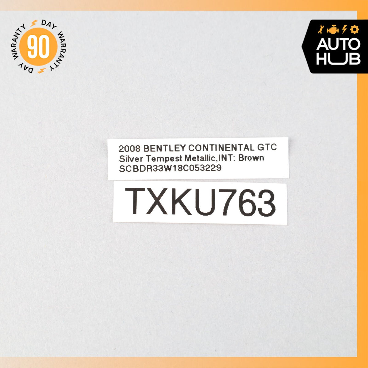 03-12 Bentley Continental GTC GT ESP PDC Button Switch Control OEM 46k - photo 9