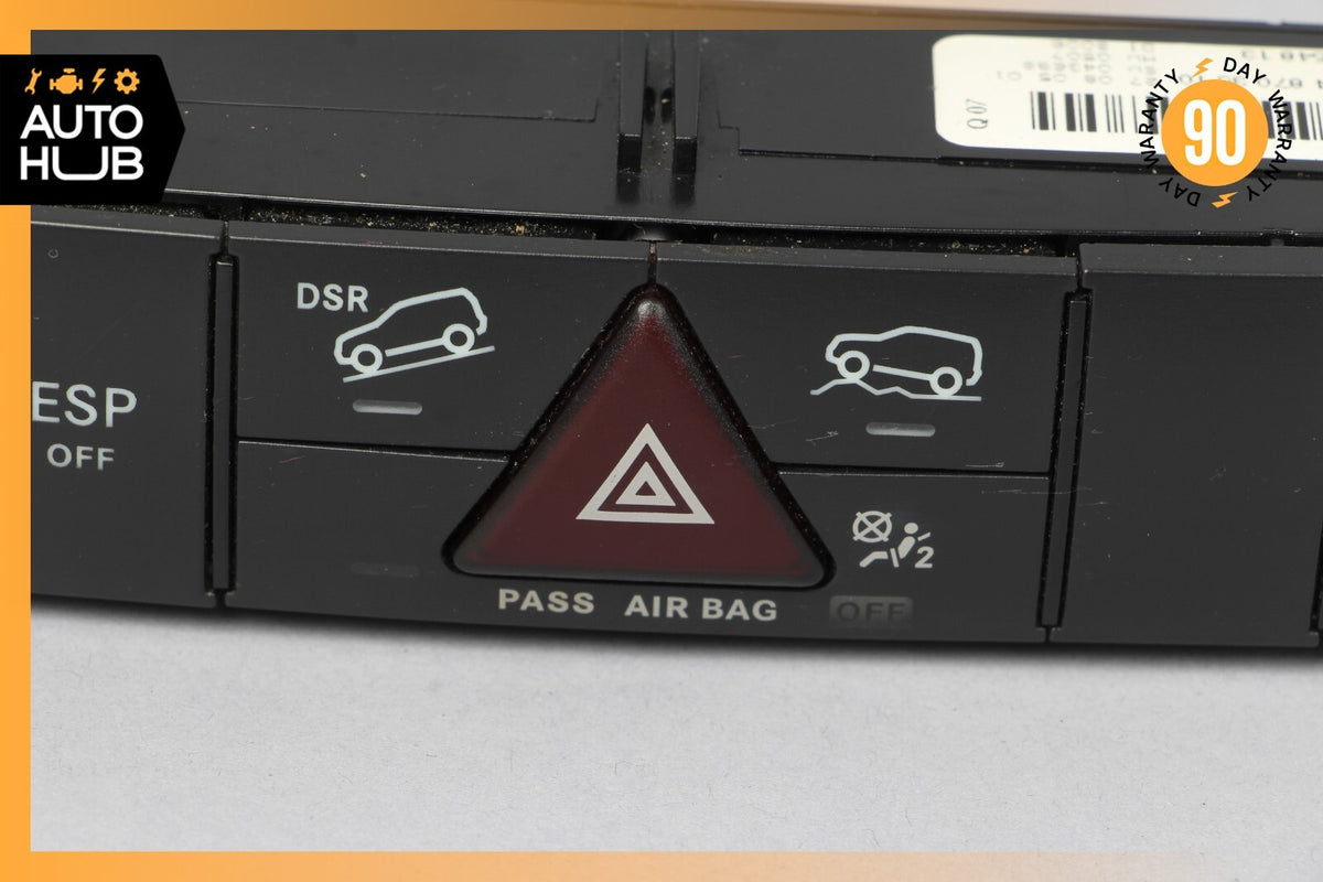 06-12 Mercedes W164 ML350 GL450 Dash Hazard Heated Seats ESP Control Panel OEM - photo 4