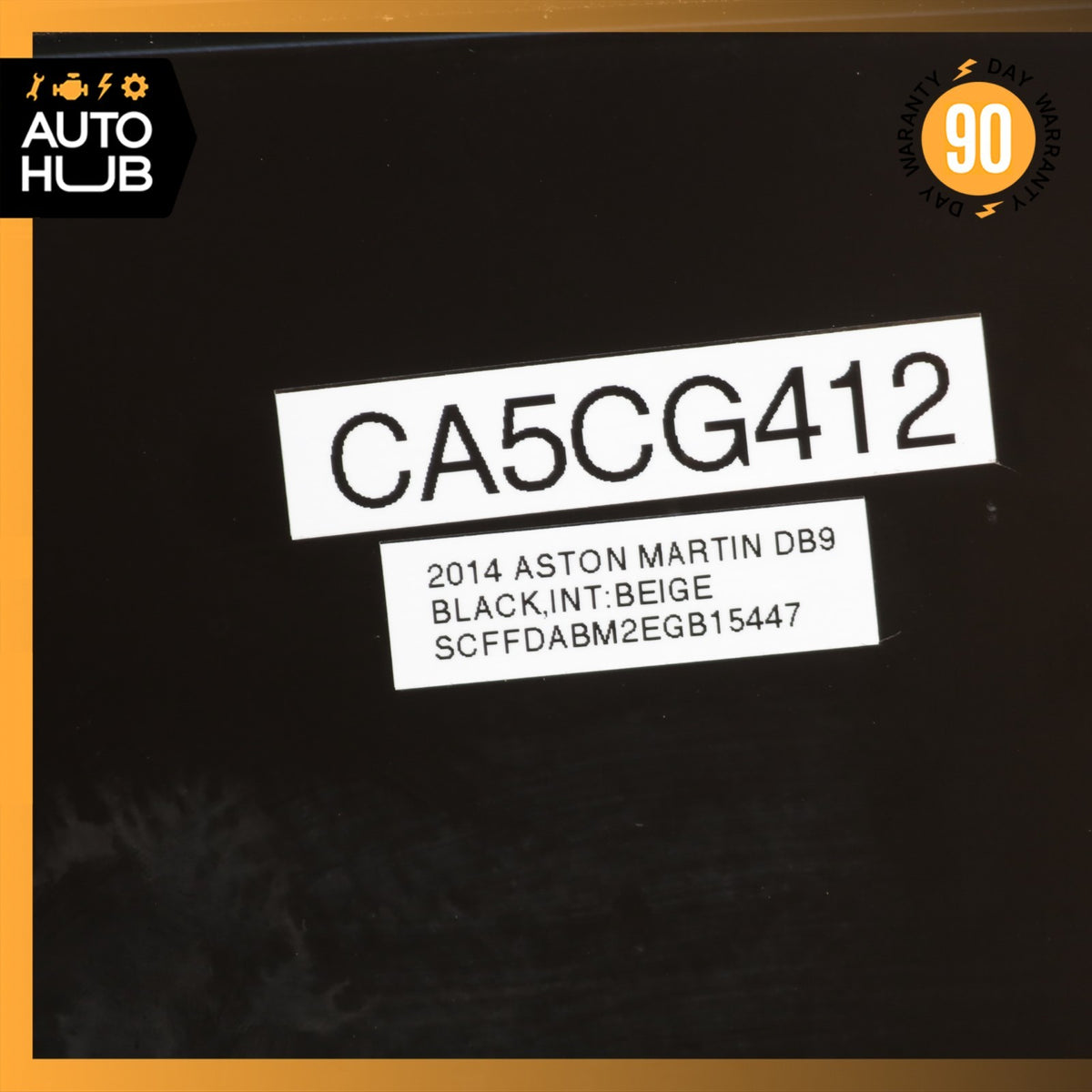13-19 Aston Martin DB9 Vanquish Lower Radiator Support Bracket DG438052AA OEM - photo 13