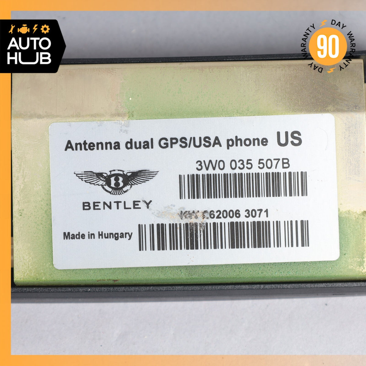 03-12 Bentley Continental GT Flying Spur GPS Phone Antenna 3W0035507B OEM - photo 11