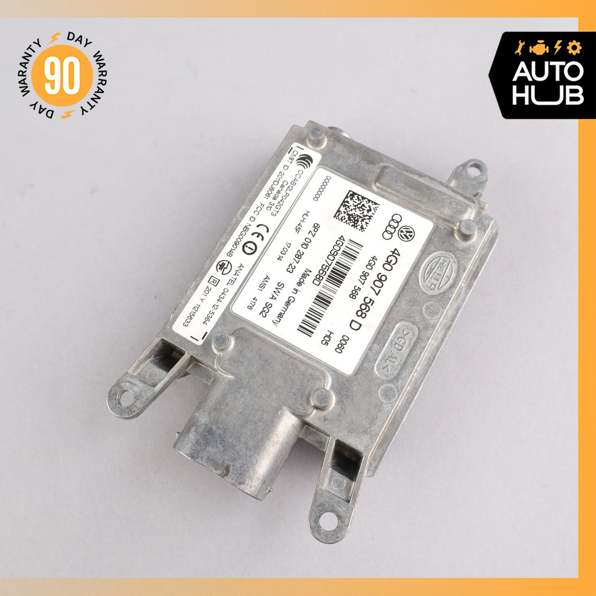 Audi C7 A6 Rear Left Lane Assist Blind Spot Radar Sensor 4G0907568D OEM - photo 8