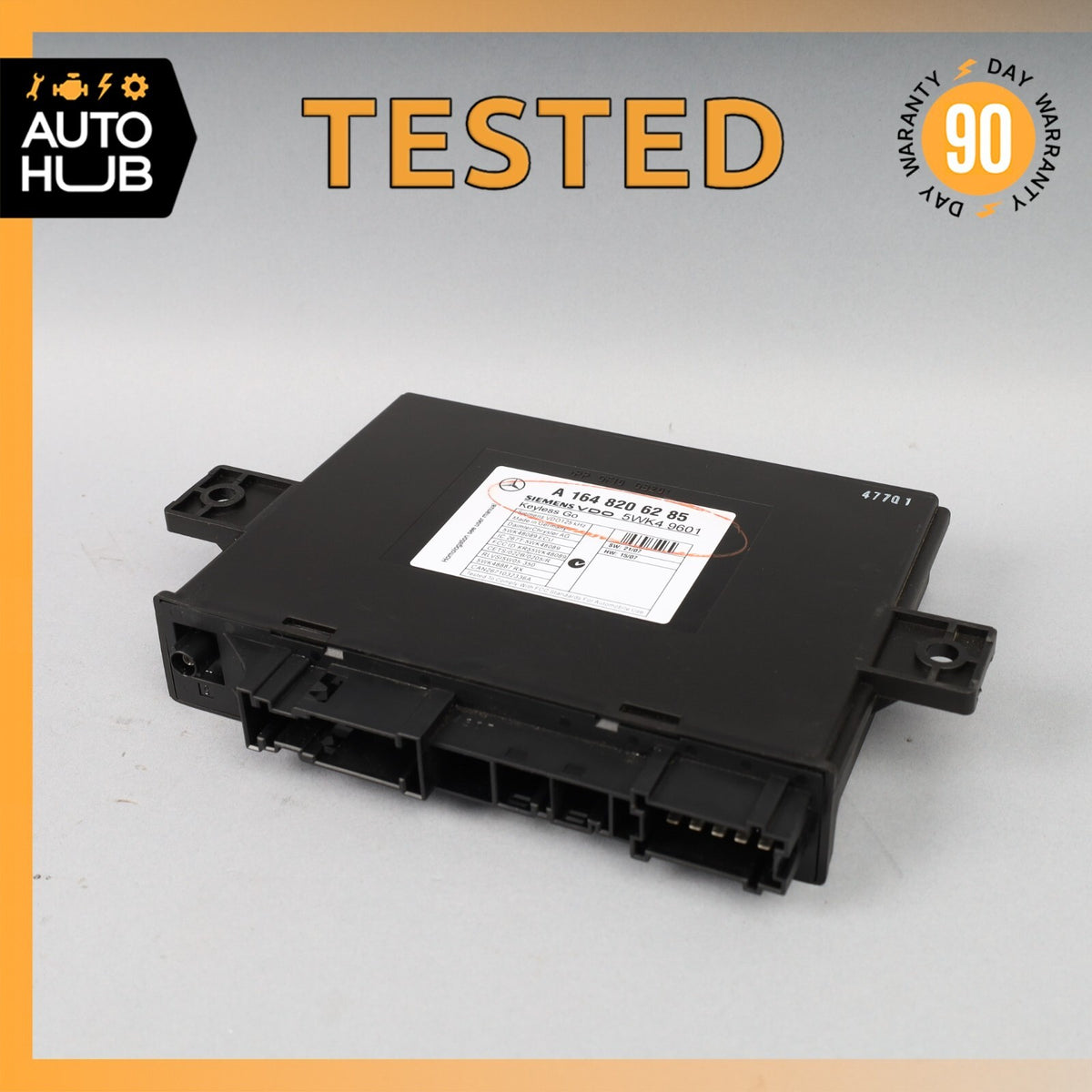 06-12 Mercedes W164 ML550 GL450 ML63 Keyless Go Control Module 1648206285 OEM - photo 1