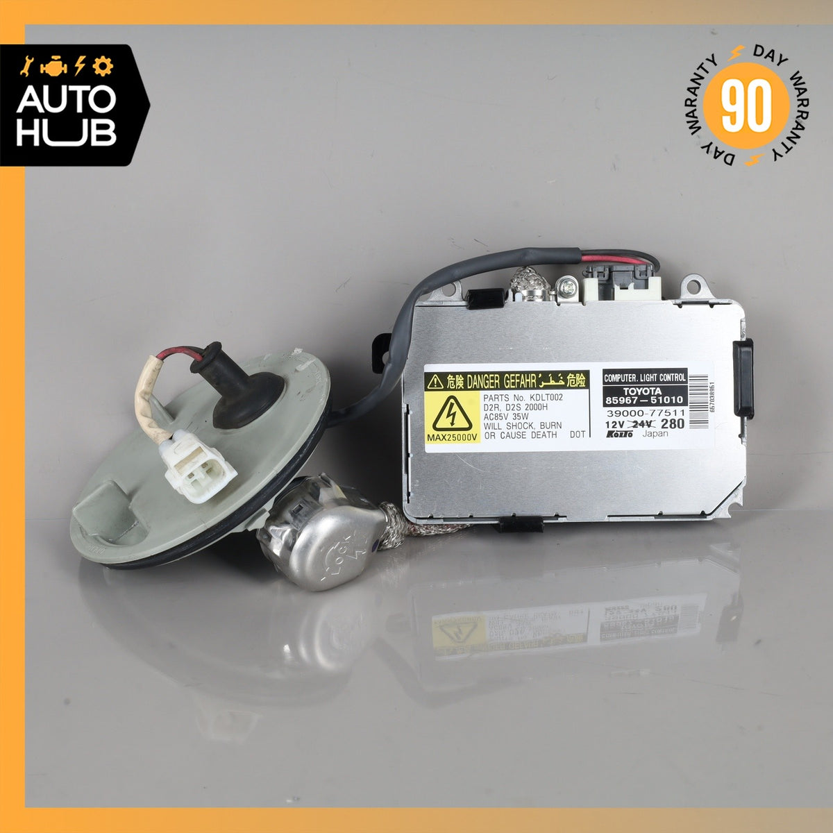 07-09 Lexus XU30 RX400H RX350 Right Side Xenon Headlight HID Ballast Unit OEM - photo 3
