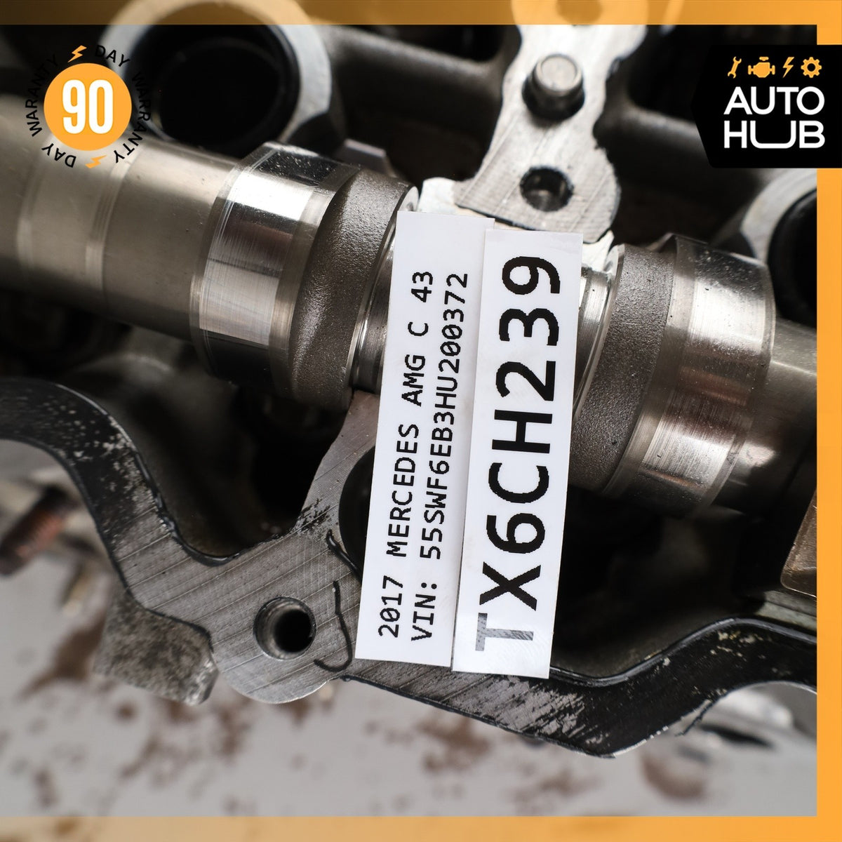 15-23 Mercedes W205 C43 AMG S450 GL450 M276 Engine Motor Cylinder Head Right OEM - photo 24