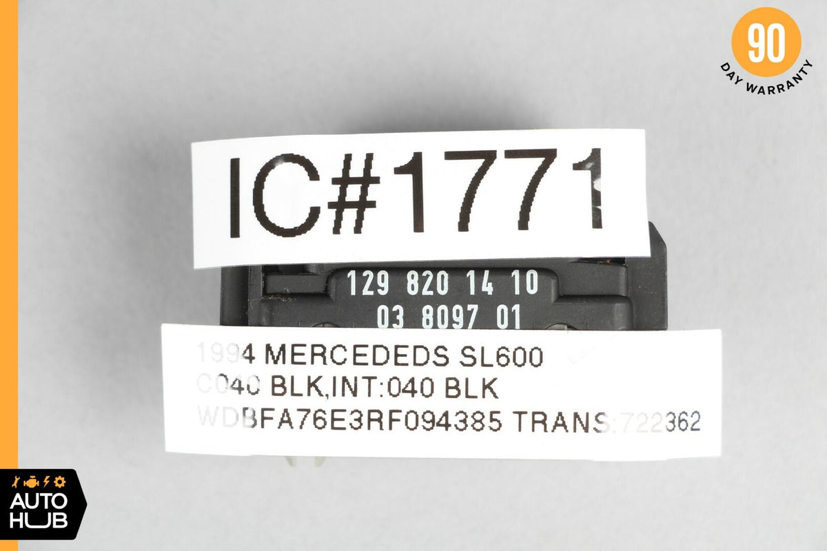 90-02 Mercedes R129 SL600 SL320 Left Driver Side Window Control Switch OEM - photo 7