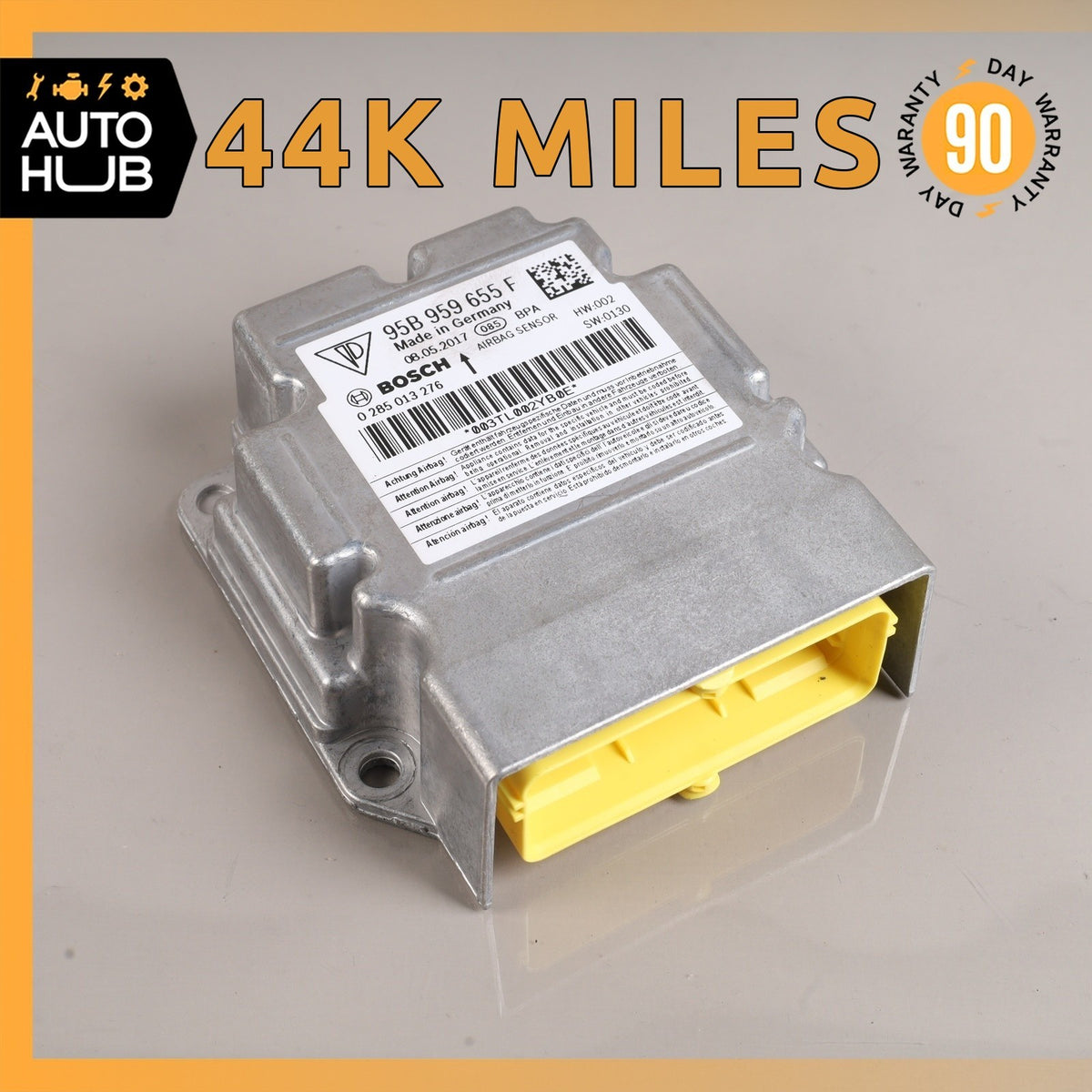 15-18 Porsche Macan 95B Airbag Air Bag Sensor SRS Control Module 95B959655E OEM - photo 1