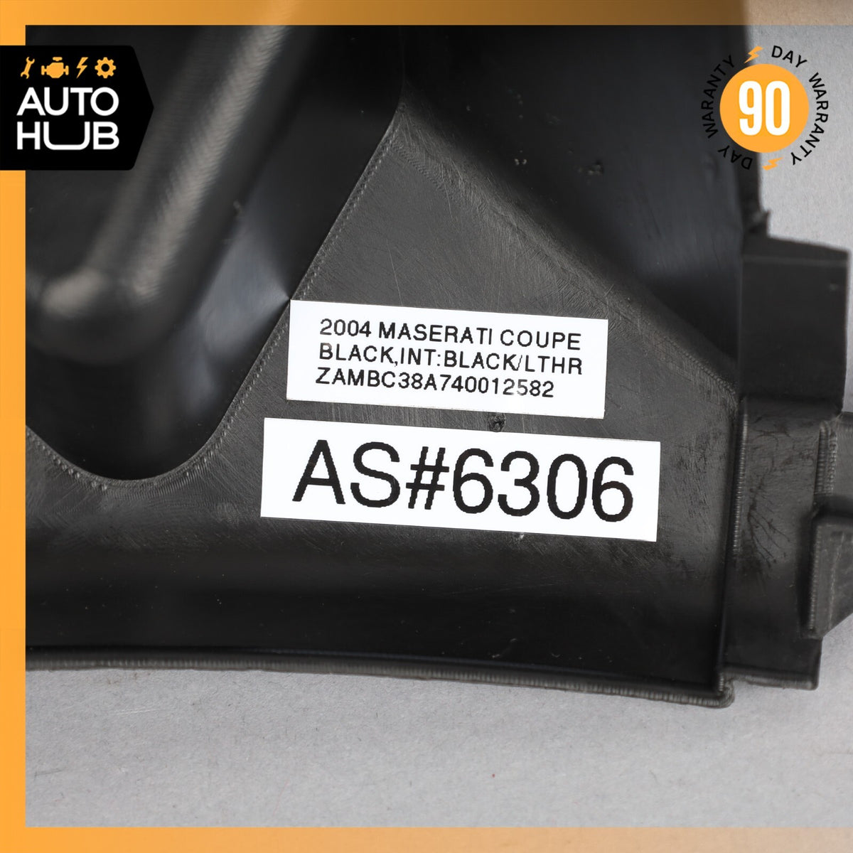 02-07 Maserati Coupe 4200 M138 Right Side Under Windshield Trim Panel Black OEM - photo 12
