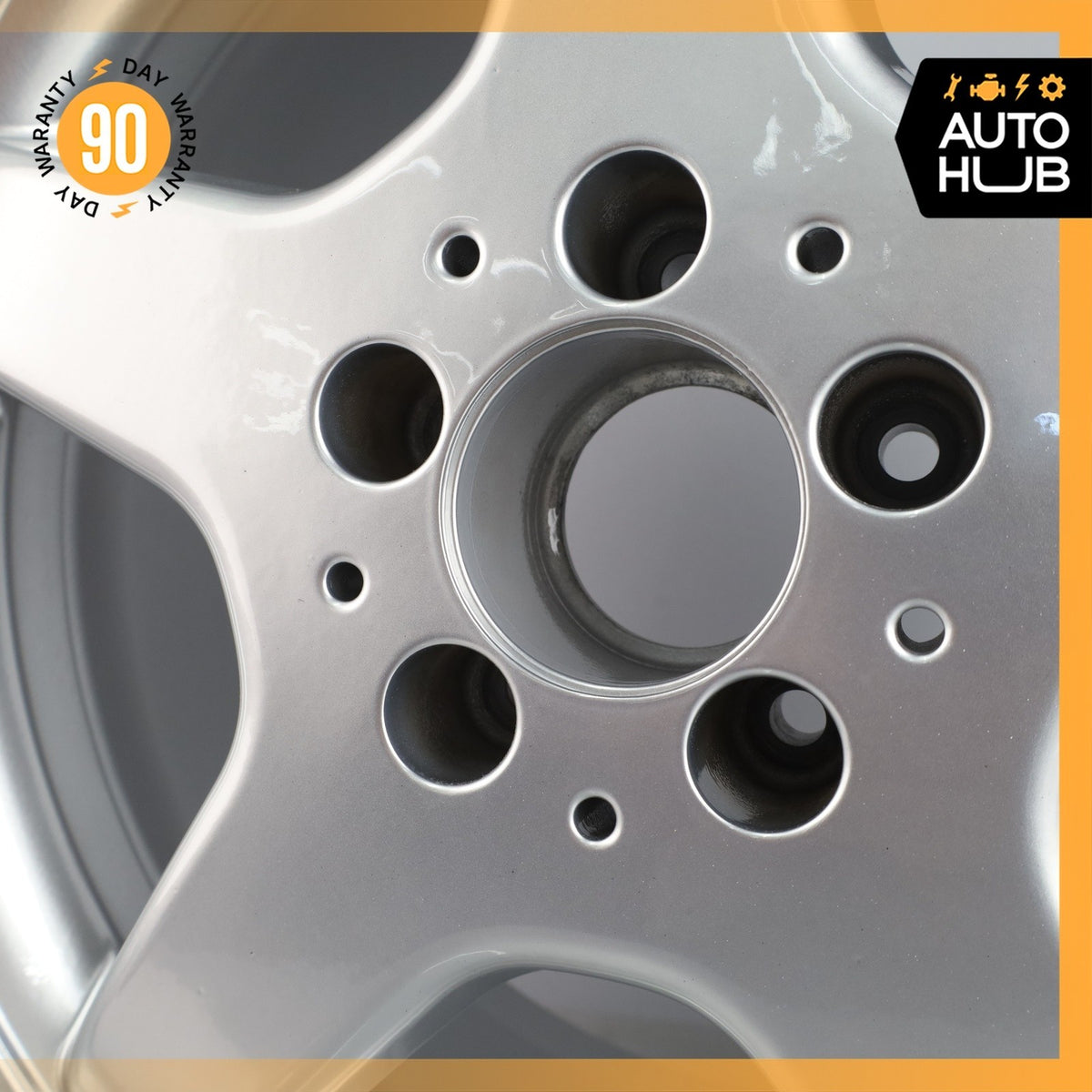 Mercedes R170 SLK230 C280 8.5 x 17 17" Rear Wheel Rim Silver 1704011402 OEM - photo 8