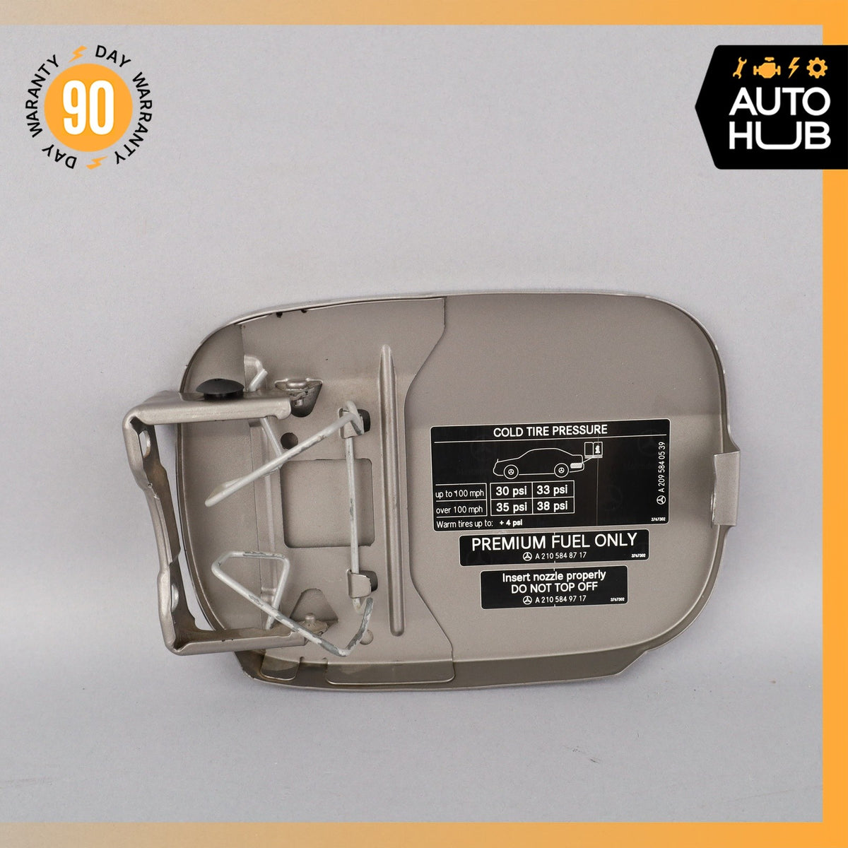 03-09 Mercedes W209 CLK500 CLK320 Convertible Fuel Gas Tank Filler Door Lid OEM - photo 4