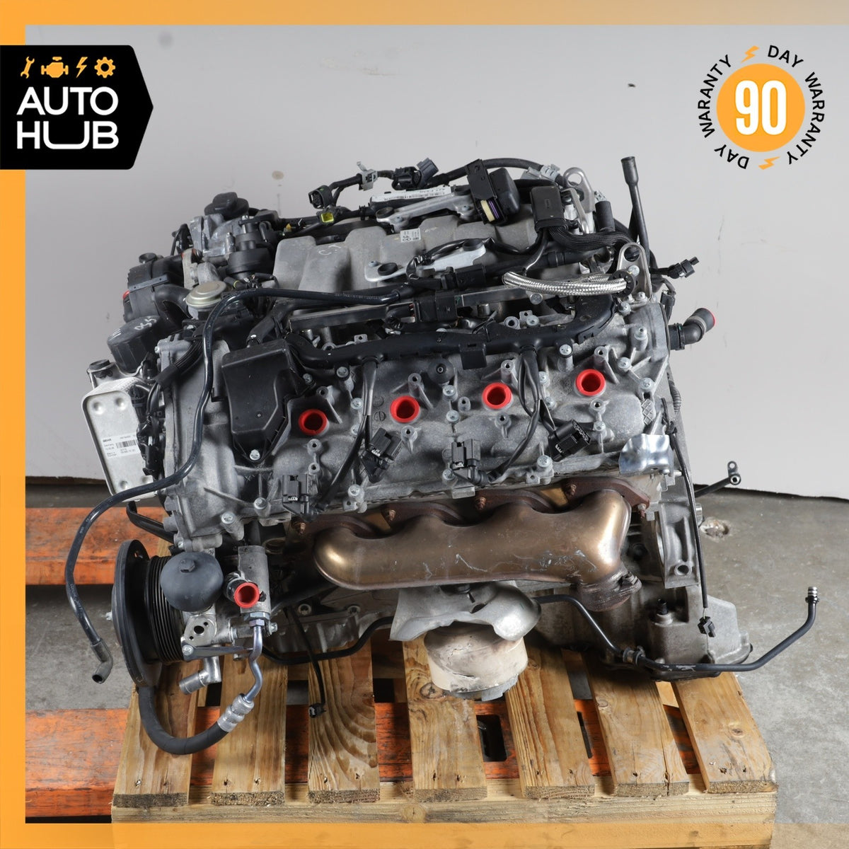 07-12 Mercedes R230 SL550 E550 Engine Motor Assembly 5.5L V8 M273 RWD OEM 113k - photo 4