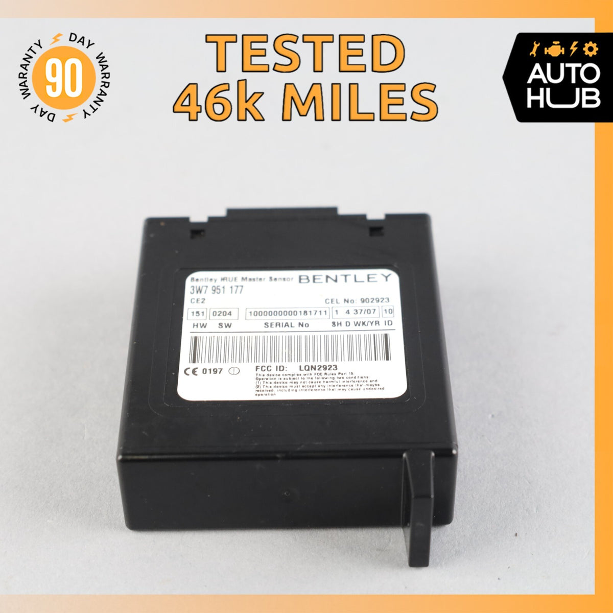07-11 Bentley Continental GTC Anti Theft Alarm Movement Module OEM 46k - photo 1
