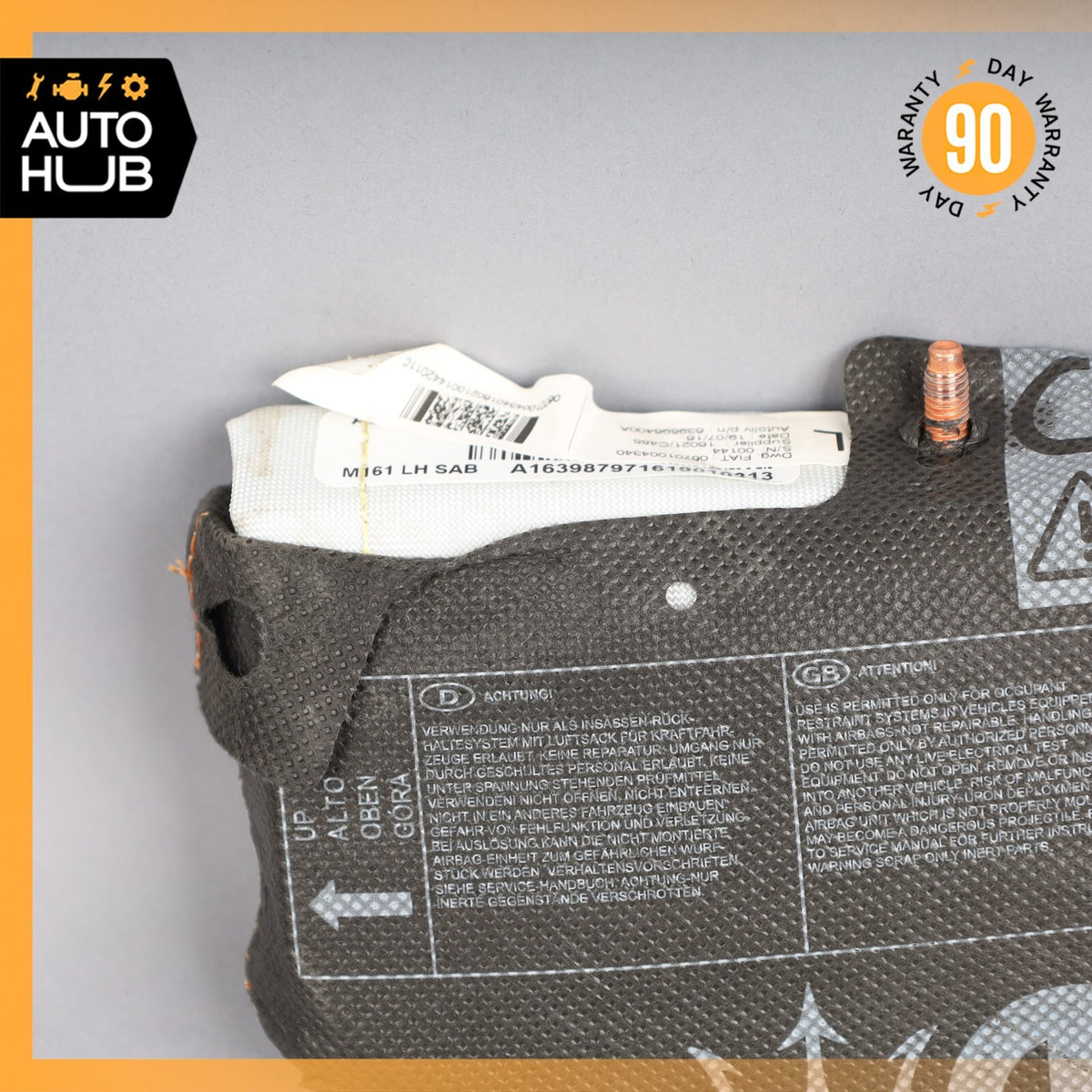 17-22 Maserati Levante M161 Front Left Driver Side Seat Airbag SRS OEM 44k - photo 3