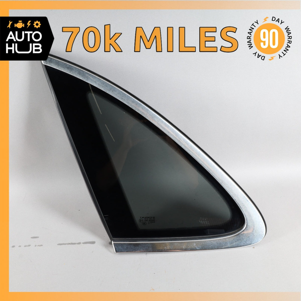15-24 Porsche Macan 95B Rear Left Quarter Window Glass 95B845297XB OEM 70k - photo 1