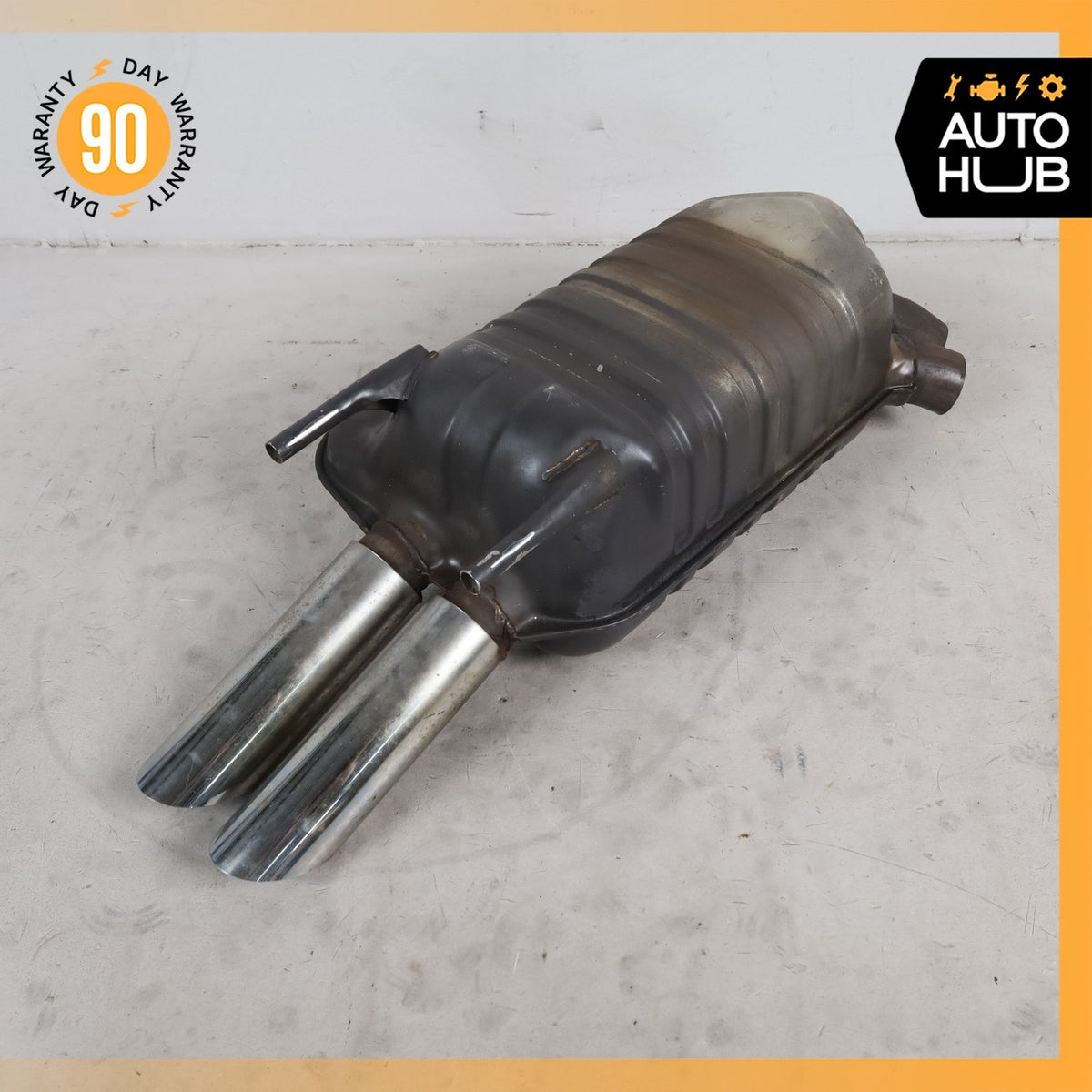 96-99 Mercedes W140 CL600 S600 Coupe Exhaust Muffler OEM 63k - photo 10