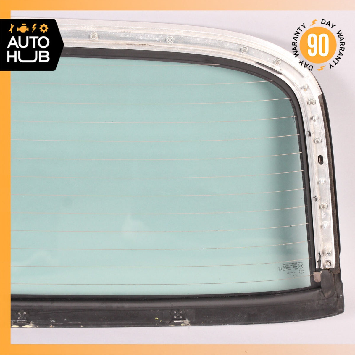 03-09 Mercedes W209 CLK550 CLK350 CLK320 Convertible Soft Top Rear Glass OEM - photo 10