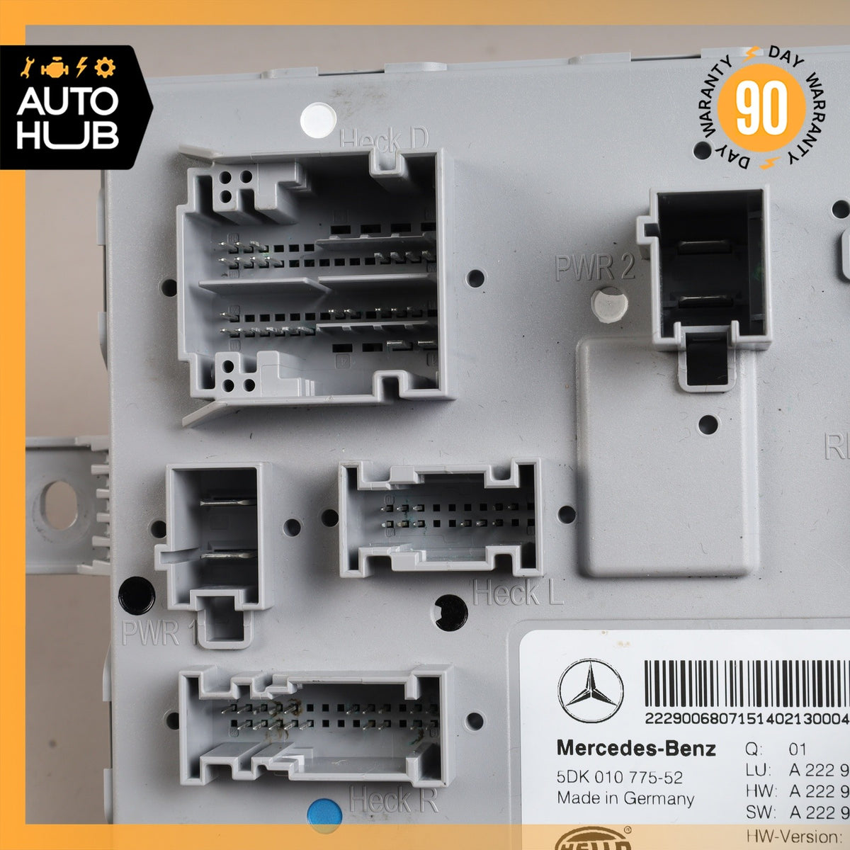 2014 Mercedes W222 S550 Rear Trunk SAM Control Module 2229006807 OEM - photo 4