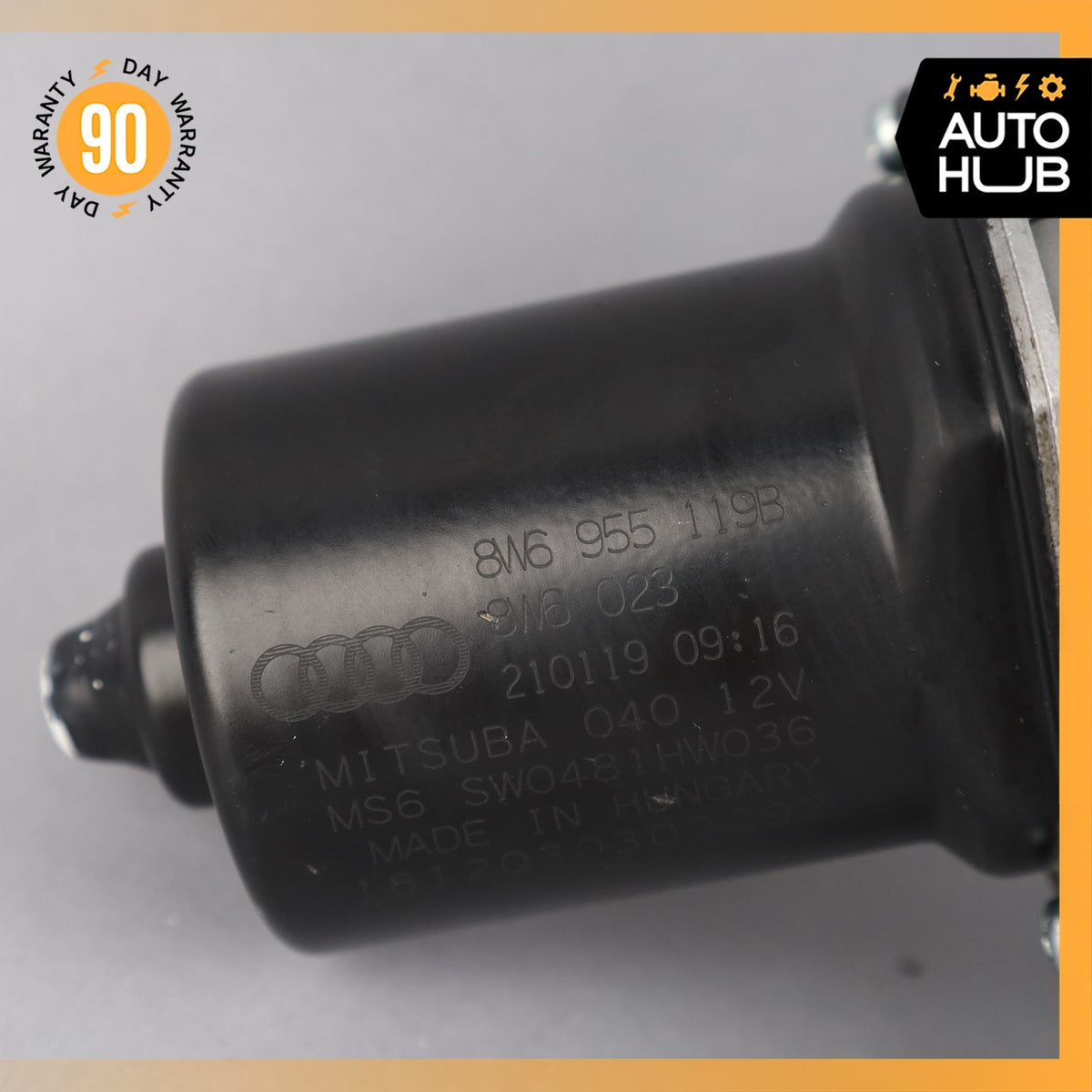 18-24 Audi B9 A5 S5 RS5 Front Glass Windshield Wiper Motor OEM - photo 10