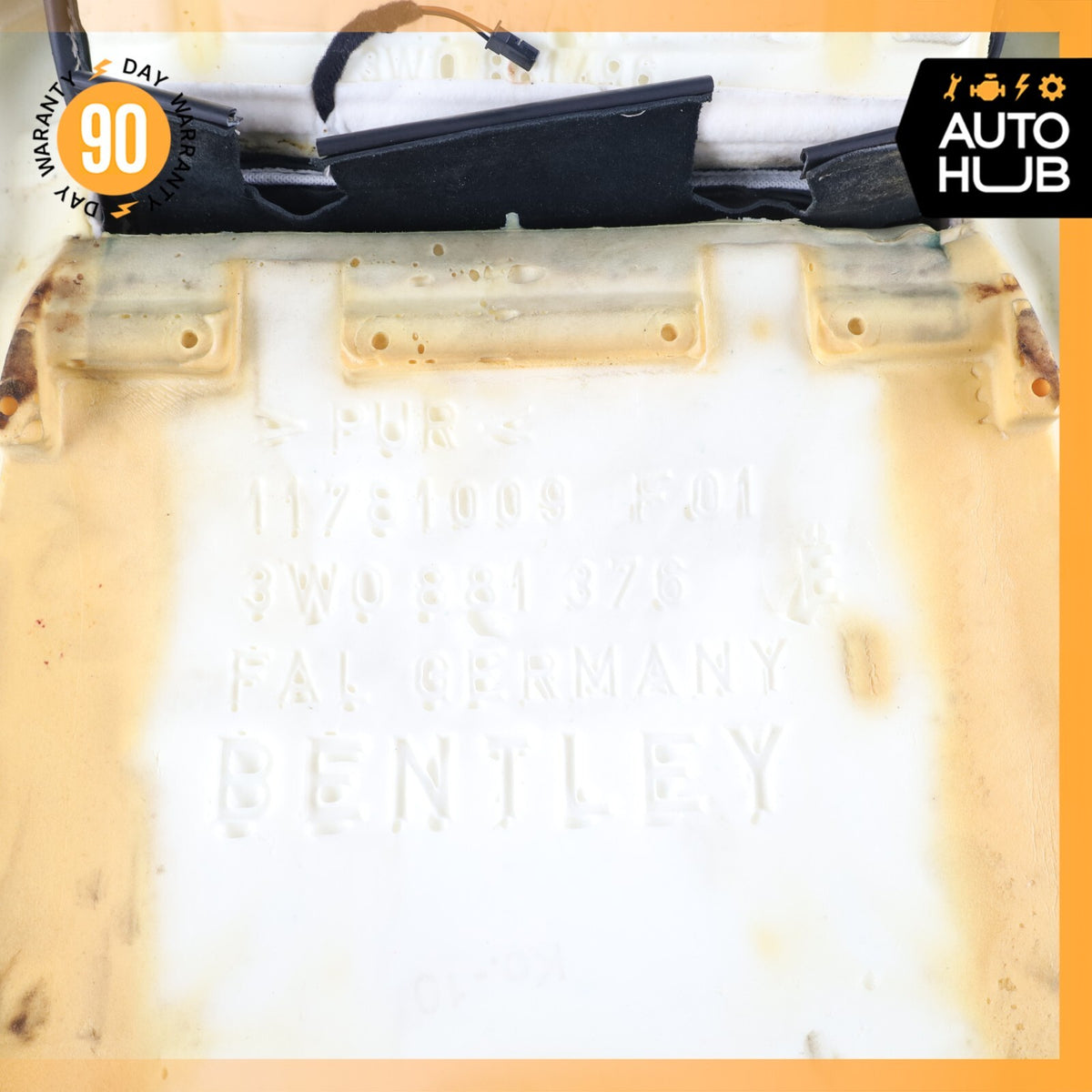 Bentley Continental GTC GT Front Right Side Lower Bottom Seat Cushion OEM 62k - photo 12