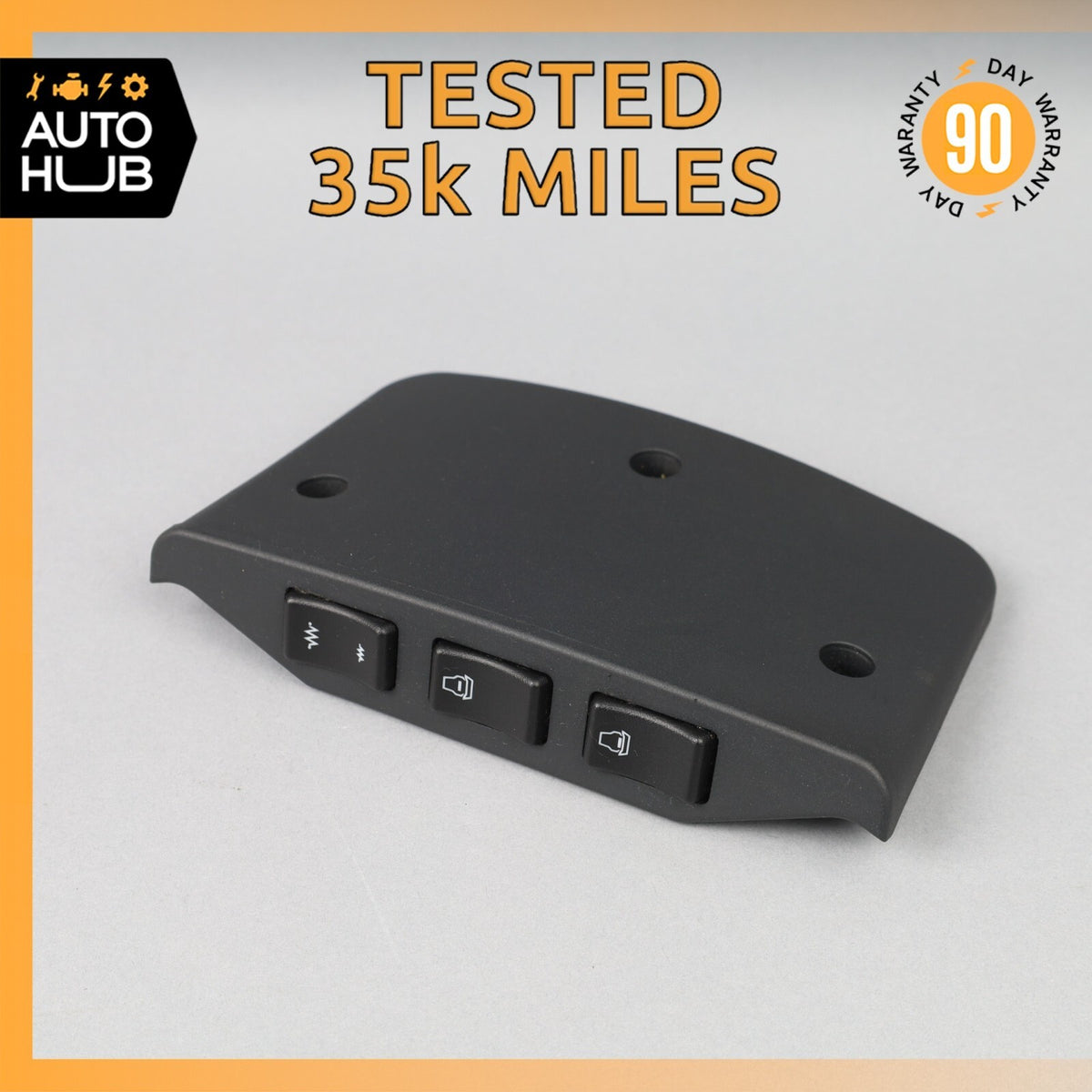 Aston Martin DB9 DBS V12 Vantage Right Seat Lumbar Regulator Switch w/ Cover OEM - photo 1