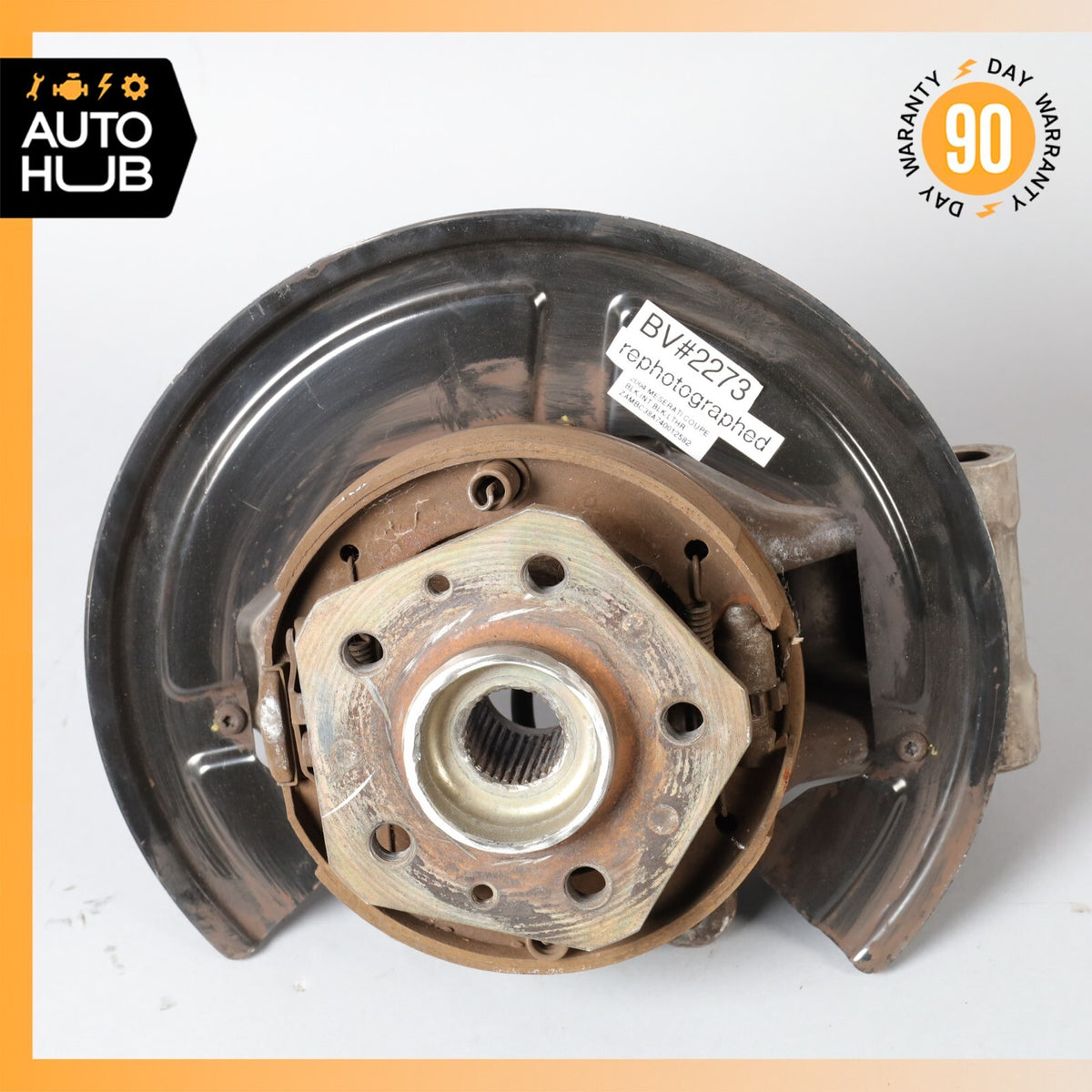 02-04 Maserati Coupe 4200 Rear Right Side Spindle Knuckle Hub OEM - photo 2