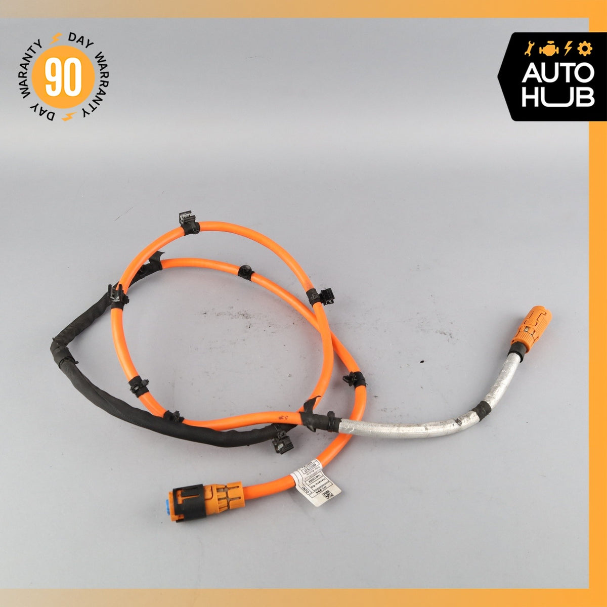 16-18 BMW F15 X5 Hybrid A/C AC Air Compressor Wire Wiring Cable 6800375 OEM - photo 9