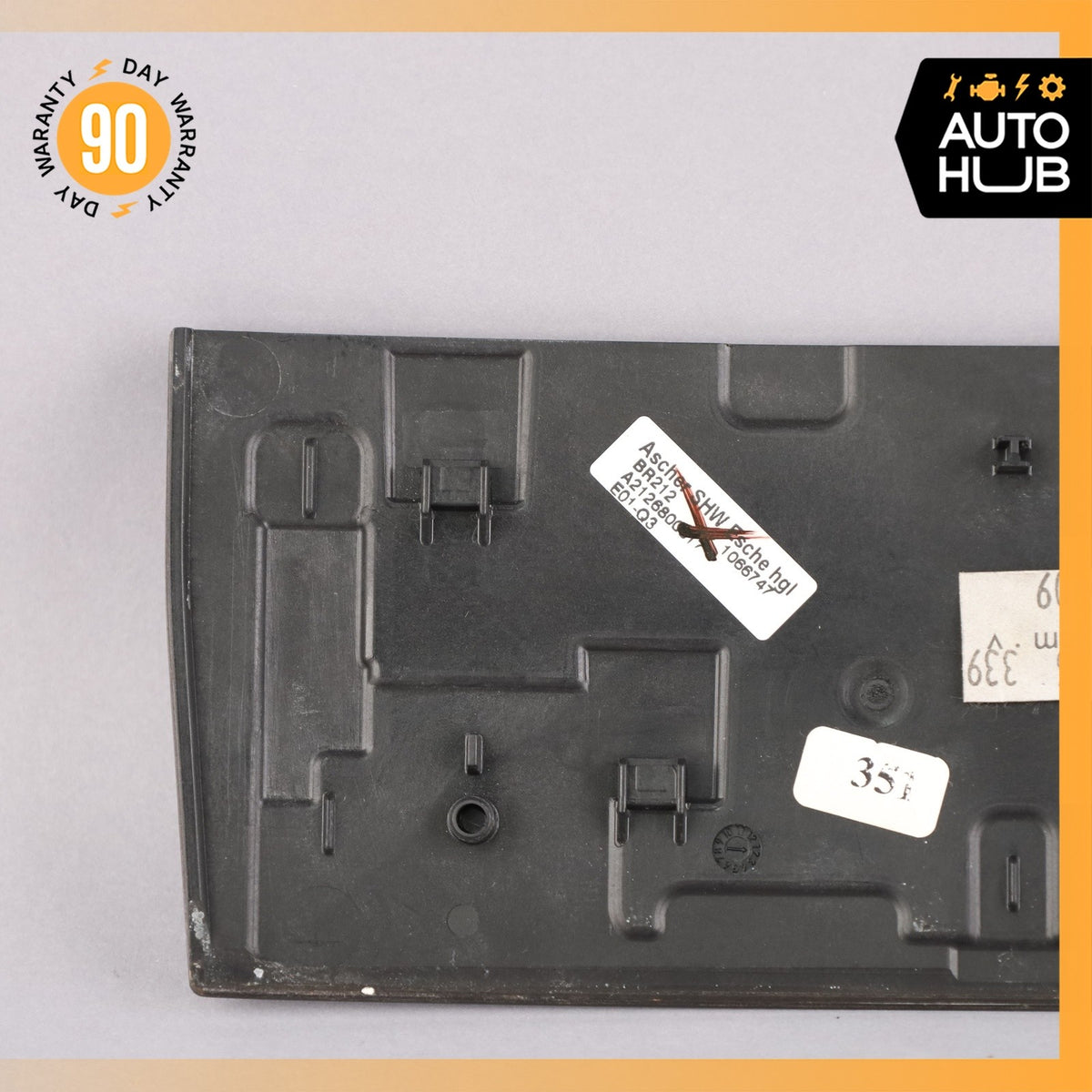 10-13 Mercedes W212 E350 E550 Front Center Console Cover Panel Trim Wood OEM - photo 6