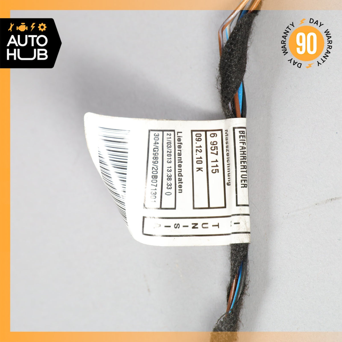07-13 BMW E93 328i 335i M3 Door Harness Right Passenger Side OEM - photo 11