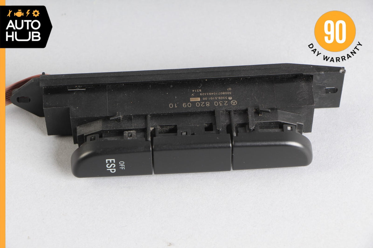 Mercedes R230 SL550 SL55 AMG Center Console ESP Switch Control Button OEM - photo 5